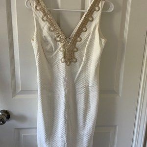 Lilly Pulitzer White Bentley Shift Dress